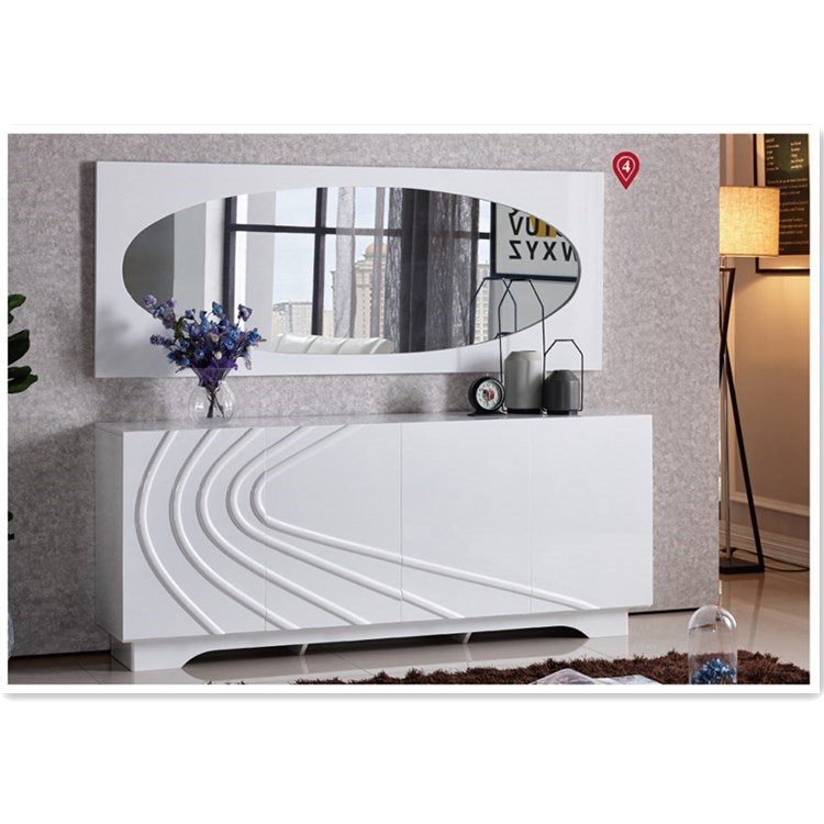 Лидер продаж с фабрики, глянцевый столовый буфет, обеденный шкаф