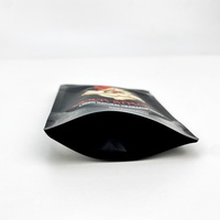 Emballage de capsules en plastique Mylar à fermeture éclair personnalisée, de qualité alimentaire, résistant à l'humidité, à fermeture automatique, imprimé en marque propre