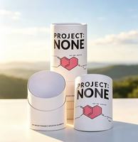 Emballage en tube de papier recyclable pour vêtements jetables, emballage en carton personnalisé avec logo pour t-shirts et chaussettes