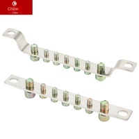 Barre de terre en cuivre pur 2*15mm à 3, 5 ou 7 trous, borne de connexion pour boîtier de distribution de salle informatique, barre omnibus OEM
