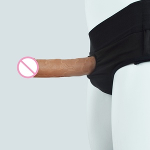 FAAK 100% Waterproof Soft Silicone Skin Realistic <b>Men</b> Cock Sleeves with Black Briefs Penis Sleeve Condoms Sex <b>Toys</b> - Product Image 3
