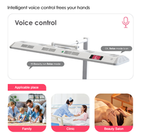 Machine personnalisée de thérapie par la lumière rouge à infrarouge LED pour tout le corps Panneau de physiothérapie à 7 longueurs d'onde pour les soins de beauté à domicile