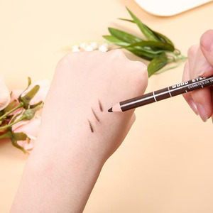 Promotion Exclusive Maquillage Cosmétique pour les Yeux Longue Durée Imperméable Crayon à Sourcils et Eyeliner Marron Résistant à l'Eau en Bois - Product Image 4