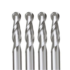 Fraises à bout sphérique de 6 mm à bas prix, 3,175 mm, 4 mm, 8 mm, fraises pour routeur CNC, coupe personnalisée OEM pour le bois - Product Image 1