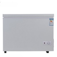 Congélateur coffre domestique à contrôle mécanique de la température, grande capacité avec trou de drainage et panier de rangement OEM ODM