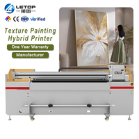 Impresora Multicolor Digital LETOP Factory 1.9M, Plotter de Impresión UV Híbrido de Cama Plana, Impresora de Inyección de Tinta para Impresión en Acrílico