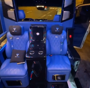 Asiento de barra de lujo, Partición de coche con TV de 40 pulgadas, nevera de TV elevadora, armario de vino para <span class=keywords><strong>Vito</strong></span> Sprinter W447, kit de actualización - Product Image 5