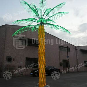 Lampes en forme de cocotier étanches IP65 pour événements extérieurs sur le thème tropical et décoration de jardin - Product Image 5