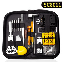 Boîte à outils de réparation de montre, pièces, sac à outils de réparation de montre, broche de liaison de montre ouvreur de boîtier, boîte à ressort