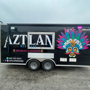 Carrito <span class=keywords><strong>de</strong></span> Comida Móvil Callejero, Remolque para Hot Dogs, Hamburguesas, Shawarma, Pollo Frito, con Parrilla, Horno, Freidora y Rejilla para Barbacoa - Product Image 4