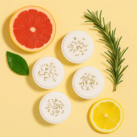 Coffret Cadeau de Pastilles de Douche Aromatiques Bio de Luxe pour Booster l'Humeur |   Huiles essentielles stimulantes |   Soulagement du stress Équilibre émotionnel |