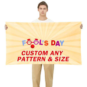 Gahumi Tùy Chỉnh April Fool Ngày Cờ Biểu Ngữ Ailen Kỳ Nghỉ Khuyến Mãi Biểu Ngữ April Fool Của Ngày Cờ Cho Ngôi Nhà Trang Trí Quà Tặng - Product Image 3