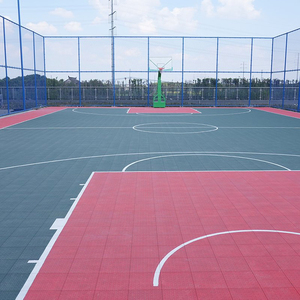 Ngoài trời tạm thời PP lồng vào nhau gạch chống trượt bóng rổ 30.48*30.48cm sân cầu lông gạch sàn thể thao sàn - Product Image 5