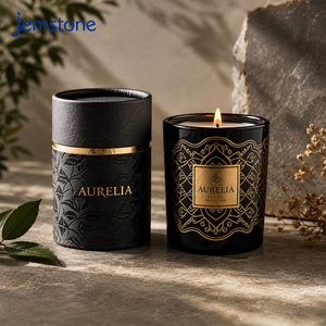 Envase Cilíndrico Ecológico Personalizado para Productos de Perfumería, Velas, Tubo de Cartón Kraft Redondo de Lujo - Product Image 1