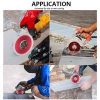 4 pouces 105/115/125mm Super Thin Mesh Turbo Rim Angle Grinder Diamond Cutting Disc Saw Blade for Porcelain Tile Granit Marble