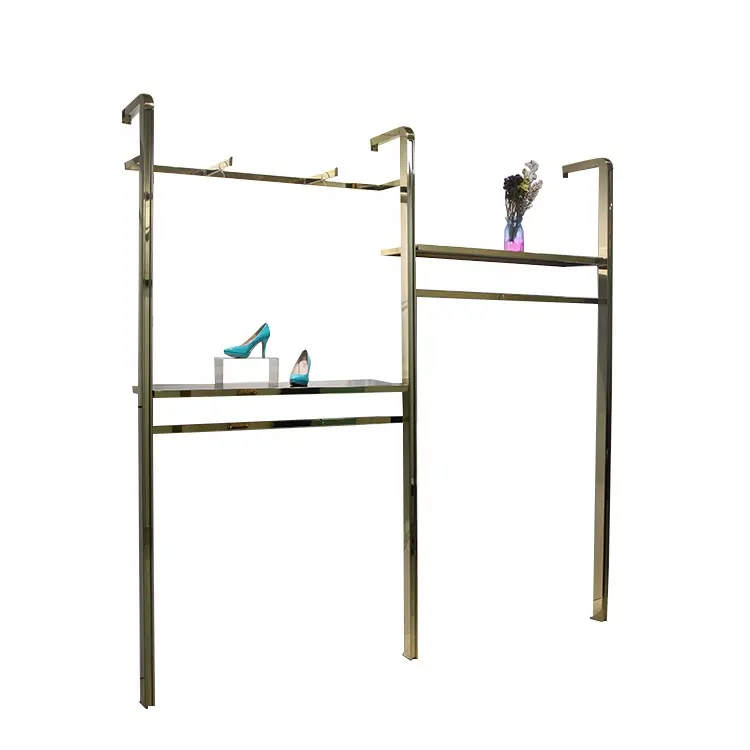 High End Schoen Showcase Metalen Display Rack Voor Trade Show Kleding Winkel Showroom Display