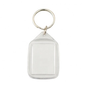 Khung ảnh rõ ràng trống Acrylic Keychain nhựa trong suốt tag treo ảnh Acrylic Keychain trống - Product Image 2