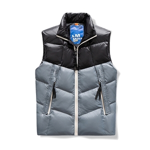 <span class=keywords><strong>Gilet</strong></span> matelassé sans manches à col montant pour homme – Collection Hiver - Product Image 1