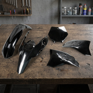 Kit di plastica nera per KTM SX-F 250 2007-2010 modelli di accessori per moto - Product Image 2