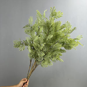 <span class=keywords><strong>Mimosa</strong></span> artificiel de verdure <span class=keywords><strong>en</strong></span> plastique à 6 branches de haute qualité pour la décoration intérieure - Product Image 1