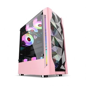 Play Jia ice drillIDesktop-Funda de ordenador de escritorio transparente de lado completo, refrigerada por agua, ATXLarge, soporte de juego para placa base - Product Image 5