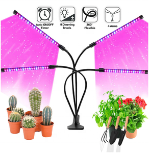 Amazo N ไฟ LED 4หัว40W ปรับได้ไฟปลูกพืชในร่มมีคลิปยืดหยุ่น - Product Image 2
