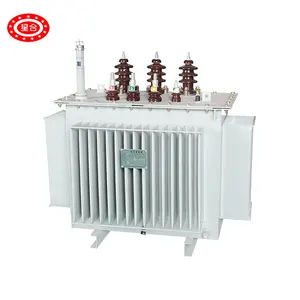 Transformador de potencia sumergido en aceite trifásico, 10kv, 11kv, 22kv a 220V, 380V, 500kva, 1000kva, 1mva