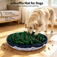 Tapis de reniflement pour animaux de compagnie, jouet de puzzle interactif pour chiens, tapis d'alimentation, enrichissement olfactif pour soulager l'ennui