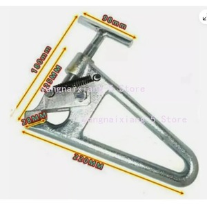 トラック・大型トラック用 タイヤチェンジャー マシン部品 ビードクランプ ドロップセンター ホイールリムクランプ ヘビーメタルツール - Product Image 4