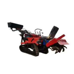 Small Farm Crawler Tractor 25HP 35HP com Front End Loader e Backhoe Mower para Venda