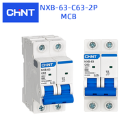 Interruptor Automático Miniatura Chint NXB-63 AC230V 6kA para Sistemas de Distribución de Energía Industrial