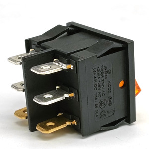 Kcd2 công nghiệp <span class=keywords><strong>Dual</strong></span> Rocker <span class=keywords><strong>Switch</strong></span> với thiết kế 250VAC Max. voltage on-off chức năng - Product Image 4