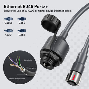 EDUP EP-SK0158 Starlink 0,3 м производительность Gen3 антенна Ethernet адаптер кабель с водонепроницаемым разъемом <span class=keywords><strong>RG45</strong></span>, 23 AWG - Product Image 2