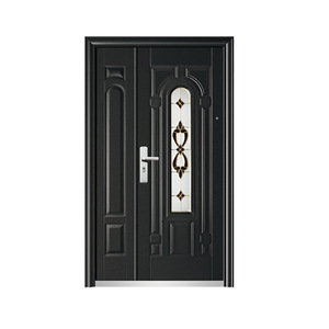 Porte d'entrée de villa Sofia à double sécurité avec incrustations de verre, ouverture latérale, antivol - Product Image 5