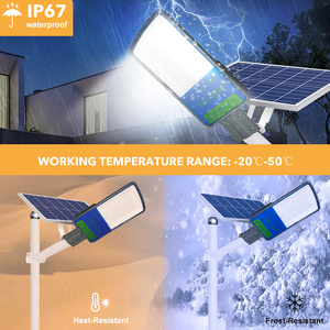 Chiếu sáng ngoài trời không thấm nước IP67 <span class=keywords><strong>12</strong></span> 24 60 120 240 watt năng lượng mặt trời đèn cảm biến chuyển động đường cao tốc vườn <span class=keywords><strong>LED</strong></span> năng lượng mặt trời ánh sáng đường phố - Product Image 4
