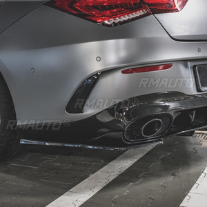 Difusor de Parachoques Trasero, Alerón Canard, ABS Negro Brillante para Mercedes-Benz Clase CLA C118 CLA35 CLA45 AMG 2021 2022 2023+ - Product Image 6