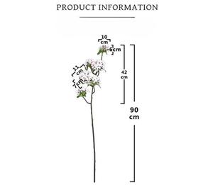 Fiore <span class=keywords><strong>di</strong></span> pera a sei teste simulato con foglie per la decorazione <span class=keywords><strong>di</strong></span> nozze a casa, composizione floreale, centro commerciale - Product Image 5