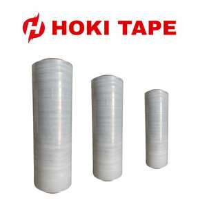 Rollo de película elástica PE blanca de 20cm de ancho, protección de envío Soluble en agua de 100m para asegurar productos, dureza duradera suave - Product Image 3