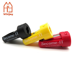 Temperamatite speciale per affilare matite per la lavorazione del legno, temperamatite manuale in plastica con pietra per affilare, LOGO personalizzato - Product Image 3