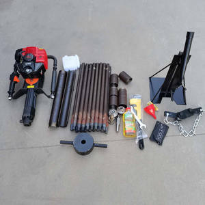 소형 1-20 m 소형 가솔린 힘 휴대용 시추공 토양 표본 드릴링 기계 - Product Image 4