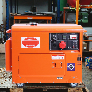 เครื่องกำเนิดไฟฟ้าดีเซลแบบพกพา เงียบ ไร้เสียงรบกวน โครงเปิด 10kva/5kw/15kw พร้อมระบบ ATS แรงดันไฟฟ้า 230v สำหรับใช้ในบ้าน - Product Image 1
