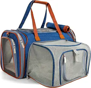 JW宠物高品质定制，可扩展宠物背带狗袋旅行猫旅行背带便携式户外