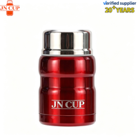 Bocaux Isothermes JN Cup de Haute Qualité 500ml 750ml en Acier Inoxydable – Boîte à Déjeuner Isotherme Sous Vide pour Aliments
