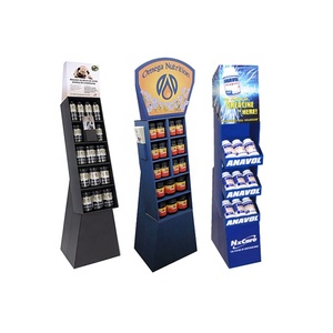 Tùy chỉnh dược Pop hiển thị các tông đứng siêu thị và cửa hàng sử dụng sàn hiển thị giá các tông carton giấy vận chuyển giá - Product Image 2