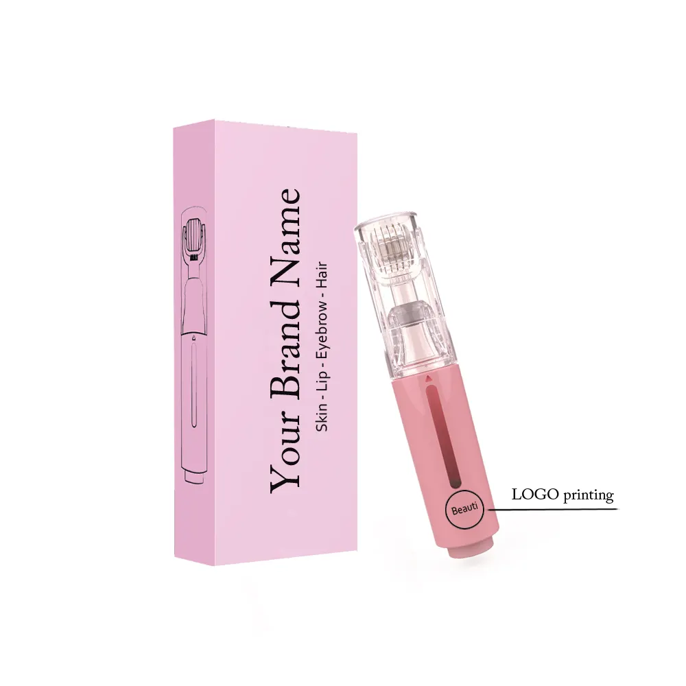 Nieuw Micro-Infusiesysteem Schoonheidstool Lip Voller Gezicht Wenkbrauw Haar Hoofdhuid Micronaald Roller Serum Applicator Rimpelverwijderaar