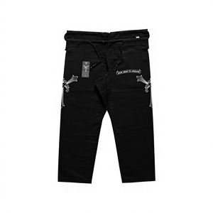 Kimono de Jiu Jitsu Brasileño de la Mejor Calidad, Tejido Black Pearl, con Parches Bordados Personalizados, para Entrenamiento y Competencia - Product Image 3