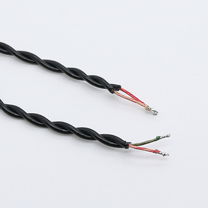 Cable de audio negro de cuatro hilos de cobre sin oxígeno, chapado en plata, con conector recto de 3,5 mm, 120 cm, para accesorios de bricolaje para auriculares - Product Image 3