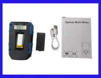 FIBERVISION 4-in-1 Multi-Meter Pengukur Daya Serat Optik 15mW VFL RJ45 300m Tester Senter LED PON/GSM/GPRS 850-1700nm