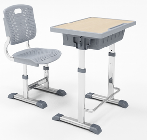Bàn học sinh một chỗ ngồi với Bộ ghế sử dụng cụ thể bộ đồ nội thất lớp học Nhà cung cấp - Product Image 2