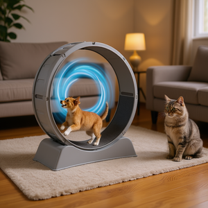 PetSmart Exercise Wheel For <b>Small</b> Dogs And Cats Manual Indoor Fitness <b>Roller</b> Gray D0100XUJBFV - Product Image 2